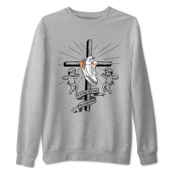 AJ3 Georgia Peach shirt to match jordans Kicks Give Pleasures sneaker tees Air Jordan 3 Georgia Peach SNRT Sneaker Release Tees unisex cotton Heather Grey 2 crew neck shirt