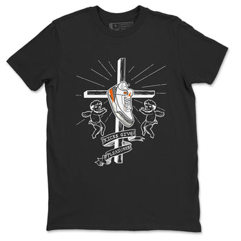 AJ3 Georgia Peach shirt to match jordans Kicks Give Pleasures sneaker tees Air Jordan 3 Georgia Peach SNRT Sneaker Release Tees unisex cotton Black 2 crew neck shirt