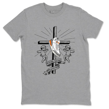 AJ3 Georgia Peach shirt to match jordans Kicks Give Pleasures sneaker tees Air Jordan 3 Georgia Peach SNRT Sneaker Release Tees unisex cotton Heather Grey 2 crew neck shirt