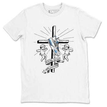 4s Military Blue shirt to match jordans Kicks Give Pleasures sneaker tees Air Jordan 4 Military Blue SNRT Sneaker Release Tees unisex cotton White 2 crew neck shirt