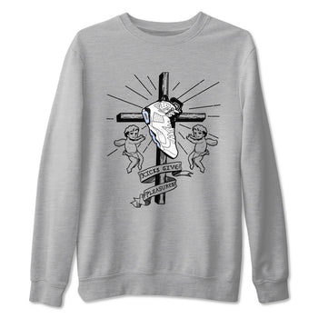 6s White Black shirt to match jordans Kicks Give Pleasures sneaker tees Air Jordan 6 White Black SNRT Sneaker Release Tees unisex cotton Heather Grey 2 crew neck shirt