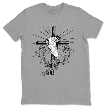 6s White Black shirt to match jordans Kicks Give Pleasures sneaker tees Air Jordan 6 White Black SNRT Sneaker Release Tees unisex cotton Heather Grey 2 crew neck shirt