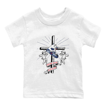 6s White And Midnight Navy shirts to match jordans Kicks Give Pleasures sneaker match tees Air Jordan 6 White And Midnight Navy SNRT Sneaker Tees streetwear brand Baby and Youth White 2 cotton tee