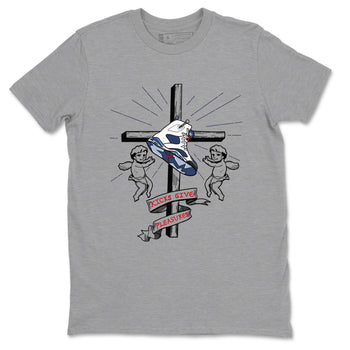 6s White And Midnight Navy shirts to match jordans Kicks Give Pleasures sneaker match tees Air Jordan 6 White And Midnight Navy SNRT Sneaker Tees streetwear brand Heather Grey 2 unisex cotton tee