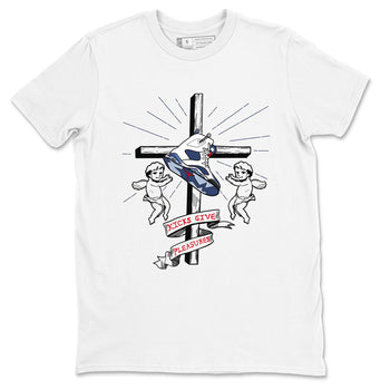 6s White And Midnight Navy shirts to match jordans Kicks Give Pleasures sneaker match tees Air Jordan 6 White And Midnight Navy SNRT Sneaker Tees streetwear brand White 2 unisex cotton tee
