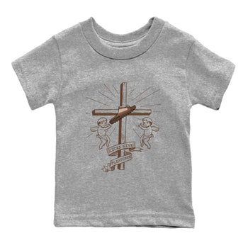 Yeezy Slide Flax shirts to match jordans Kicks Give You Pleasures sneaker match tees Yeezy Slide Flax SNRT Sneaker Tees streetwear brand Baby and Youth Heather Grey 2 cotton tee