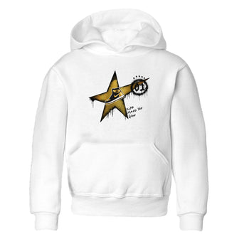 1s Black Metallic Gold shirts to match jordans Kicks Make You Glow sneaker match tees Jordan 1 High OG Black and Gold SNRT Sneaker Tees streetwear brand Baby and Youth White 2 cotton tee
