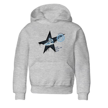 1s Denim shirts to match jordans Kicks Make You Glow sneaker match tees Air Jordan 1 Denim SNRT Sneaker Tees streetwear brand Baby and Youth Heather Grey 2 cotton tee