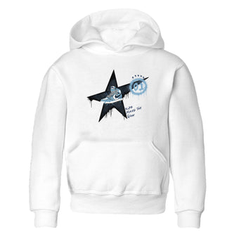 1s Denim shirts to match jordans Kicks Make You Glow sneaker match tees Air Jordan 1 Denim SNRT Sneaker Tees streetwear brand Baby and Youth White 2 cotton tee