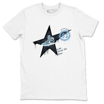 1s Denim shirts to match jordans Kicks Make You Glow sneaker match tees Air Jordan 1 Denim SNRT Sneaker Tees streetwear brand White 2 unisex cotton tee