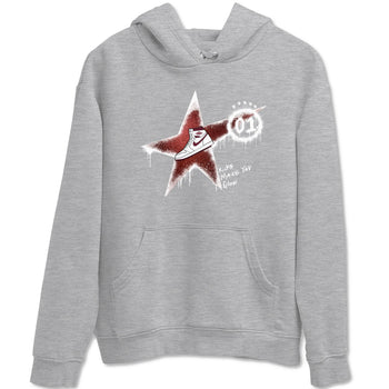 AJ1 High '85 Metallic Burgundy shirts to match jordans Kicks Make You Glow sneaker match tees 1s High '85 Metallic Burgundy SNRT Sneaker Tees streetwear brand Heather Grey 2 unisex cotton tee