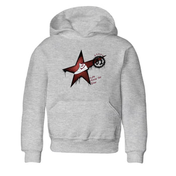 AJ1 High '85 Metallic Burgundy shirts to match jordans Kicks Make You Glow sneaker match tees 1s High '85 Metallic Burgundy SNRT Sneaker Tees streetwear brand Baby and Youth Heather Grey 2 cotton tee