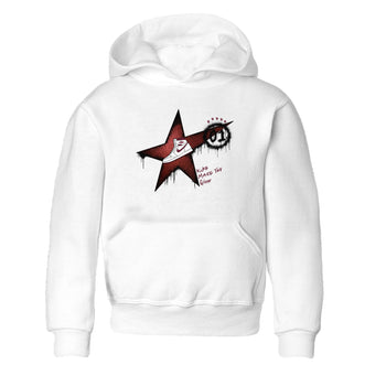 AJ1 High '85 Metallic Burgundy shirts to match jordans Kicks Make You Glow sneaker match tees 1s High '85 Metallic Burgundy SNRT Sneaker Tees streetwear brand Baby and Youth White 2 cotton tee