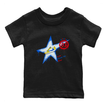 AJ1 Travis Scott Canary shirt to match jordans Kicks Make You Glow sneaker tees Air Jordan 1 Travis Scott Canary SNRT sneaker release tees baby toddler Black 2 cotton Shirt