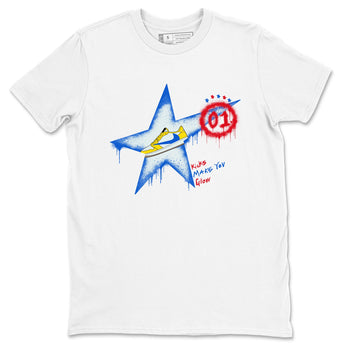 AJ1 Travis Scott Canary shirt to match jordans Kicks Make You Glow sneaker tees Air Jordan 1 Travis Scott Canary SNRT Sneaker Release Tees unisex cotton White 2 crew neck shirt