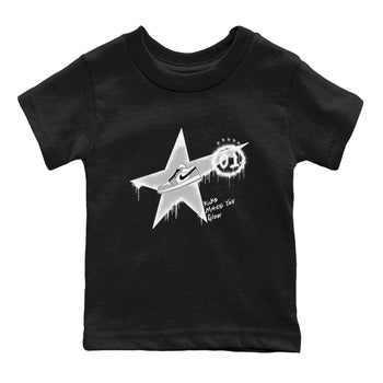 1s Wolf Grey shirts to match jordans Kicks Make You Glow sneaker match tees Air Jordan 1 Wolf Grey SNRT Sneaker Tees streetwear brand Baby and Youth Black 2 cotton tee