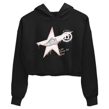 11s Legend Pink shirt to match jordans Kicks Make You Glow sneaker tees Air Jordan 11 Legend Pink SNRT Sneaker Release Tees Black 2 crop length shirt