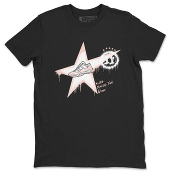 11s Legend Pink shirt to match jordans Kicks Make You Glow sneaker tees Air Jordan 11 Legend Pink SNRT Sneaker Release Tees unisex cotton Black 2 crew neck shirt
