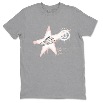 11s Legend Pink shirt to match jordans Kicks Make You Glow sneaker tees Air Jordan 11 Legend Pink SNRT Sneaker Release Tees unisex cotton Heather Grey 2 crew neck shirt