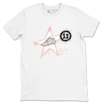 11s Legend Pink shirt to match jordans Kicks Make You Glow sneaker tees Air Jordan 11 Legend Pink SNRT Sneaker Release Tees unisex cotton White 2 crew neck shirt