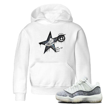11s Year Of The Snake shirts to match jordans  Kicks Make You Glow shirts to match jordans Air Jordan 11 Retro Low Year Of The Snake match shoes to clothes SNRT Sneaker Tees Youth Baby White 1 tee