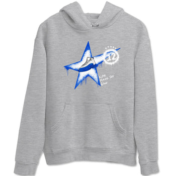 12s Blueberry shirts to match jordans Kicks Make You Glow best t shirts to wear with jordans AJ12 White & Game Royal match shoes to clothes SNRT Sneaker Tees unisex cotton Heather Grey 2 shirts