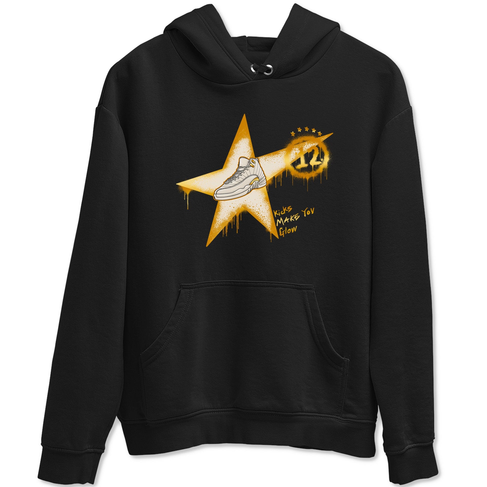 12s Phantom shirts to match jordans Kicks Make You Glow sneaker match tees Air Jordan 12 WMNS Phantom match shoes to clothes SNRT Sneaker Tees unisex cotton Black 2 shirts