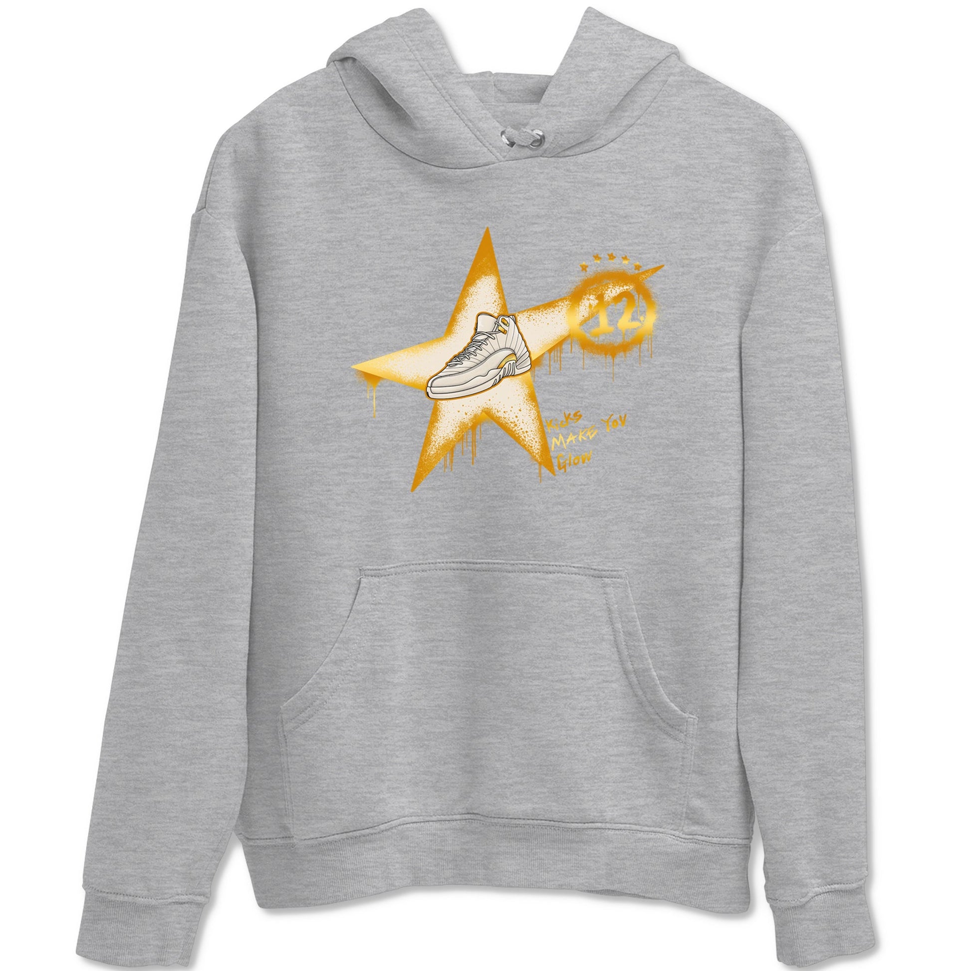 12s Phantom shirts to match jordans Kicks Make You Glow sneaker match tees Air Jordan 12 WMNS Phantom match shoes to clothes SNRT Sneaker Tees unisex cotton Heather Grey 2 shirts