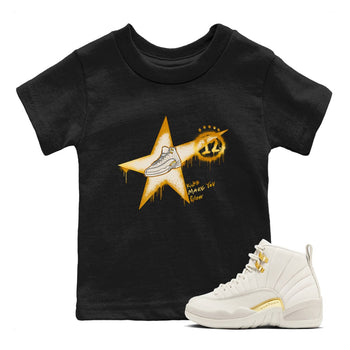 12s Phantom shirts to match jordans Kicks Make You Glow sneaker match tees Air Jordan 12 WMNS Phantom match shoes to clothes SNRT Sneaker Tees Youth Baby Black 1 tee