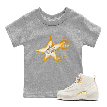 12s Phantom shirts to match jordans Kicks Make You Glow sneaker match tees Air Jordan 12 WMNS Phantom match shoes to clothes SNRT Sneaker Tees Youth Baby Heather Grey 1 tee
