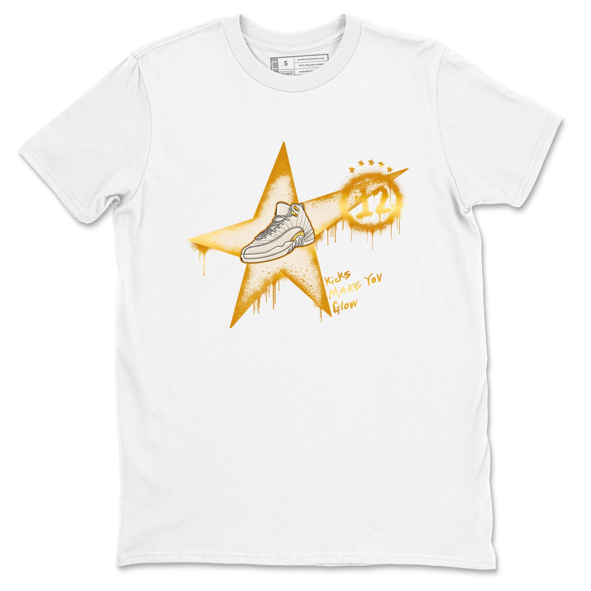 12s Phantom shirts to match jordans Kicks Make You Glow sneaker match tees Air Jordan 12 WMNS Phantom match shoes to clothes SNRT Sneaker Tees unisex cotton White 2 shirts
