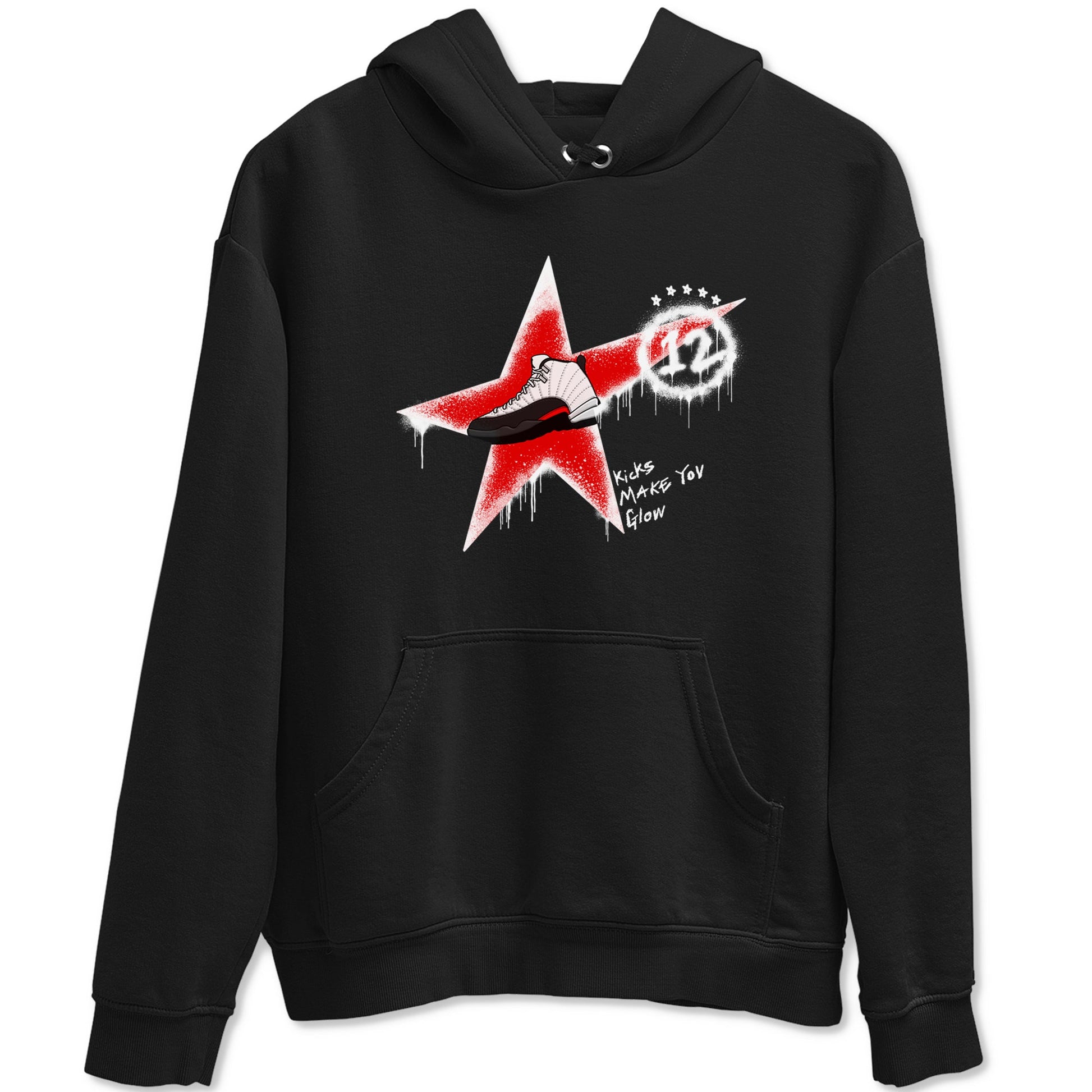 12s Taxi Flip shirt to match jordans Kicks Make You Glow sneaker tees Air Jordan 12 Taxi Flip SNRT Sneaker Release Tees unisex cotton Black 2 crew neck shirt