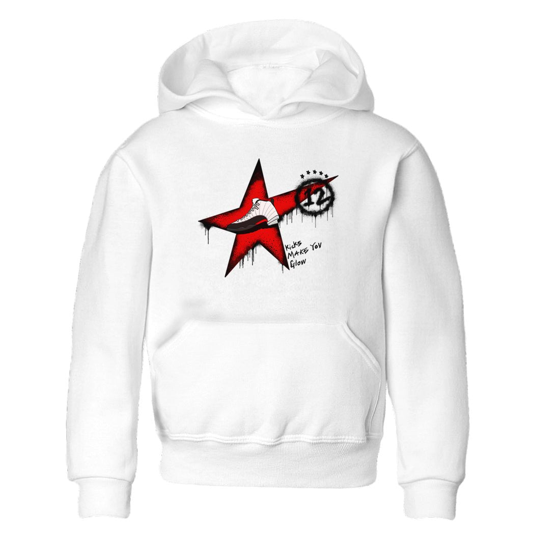 12s Taxi Flip shirt to match jordans Kicks Make You Glow sneaker tees Air Jordan 12 Taxi Flip SNRT sneaker release tees baby toddler White 2 cotton Shirt