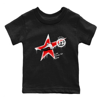 12s Taxi Flip shirt to match jordans Kicks Make You Glow sneaker tees Air Jordan 12 Taxi Flip SNRT sneaker release tees baby toddler Black 2 cotton Shirt