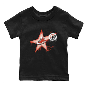 13s Dune Red shirts to match jordans Kicks Make You Glow sneaker match tees Air Jordan 13 Dune Red SNRT Sneaker Tees streetwear brand Baby and Youth Black 2 cotton tee