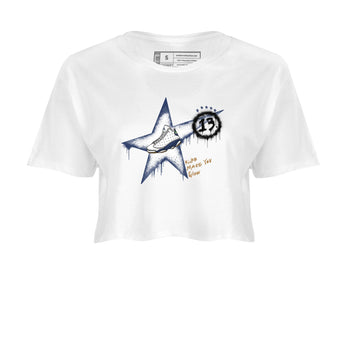 13s Midnight Navy shirts to match jordans Kicks Make You Glow sneaker match tees Air Jordan 13 Midnight Navy SNRT Sneaker Release Tees unisex cotton White 2 Crop Shirts