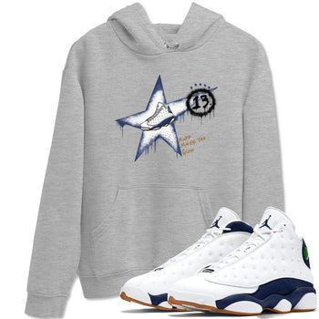 13s Midnight Navy shirts to match jordans Kicks Make You Glow sneaker match tees Air Jordan 13 Midnight Navy SNRT Sneaker Release Tees unisex cotton Heather Grey 1 crew neck shirts