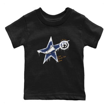 13s Midnight Navy shirts to match jordans Kicks Make You Glow sneaker match tees Air Jordan 13 Midnight Navy SNRT Sneaker Release Tees Youth Baby Black 2 crew neck shirts
