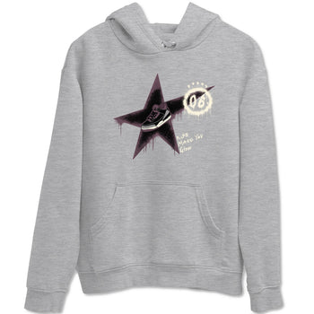 AJ3 A Ma Maniere x Black shirts to match jordans Kicks Make You Glow sneaker match tees A Ma Maniere x Air Jordan 3 “Black” SNRT Sneaker Tees streetwear brand Heather Grey 2 unisex cotton tee