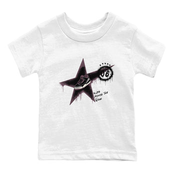 AJ3 A Ma Maniere x Black shirts to match jordans Kicks Make You Glow sneaker match tees A Ma Maniere x Air Jordan 3 “Black” SNRT Sneaker Tees streetwear brand Baby and Youth White 2 cotton tee