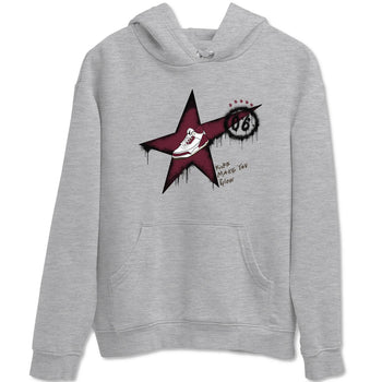 3s A Ma Maniere x Burgundy Crush shirts to match jordans Kicks Make You Glow sneaker match teesA Ma Maniére x Air Jordan 3 "Burgundy Crush" SNRT Sneaker Tees streetwear brand Heather Grey 2 unisex cotton tee
