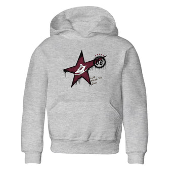 3s A Ma Maniere x Burgundy Crush shirts to match jordans Kicks Make You Glow sneaker match teesA Ma Maniére x Air Jordan 3 "Burgundy Crush" SNRT Sneaker Tees streetwear brand Baby and Youth Heather Grey 2 cotton tee