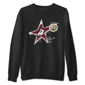 3s A Ma Maniere x Burgundy Crush shirts to match jordans Kicks Make You Glow sneaker match teesA Ma Maniére x Air Jordan 3 "Burgundy Crush" SNRT Sneaker Tees streetwear brand Black 2 unisex cotton tee