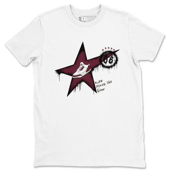 3s A Ma Maniere x Burgundy Crush shirts to match jordans Kicks Make You Glow sneaker match teesA Ma Maniére x Air Jordan 3 "Burgundy Crush" SNRT Sneaker Tees streetwear brand White 2 unisex cotton tee