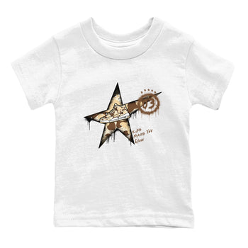 AJ3 Desert Camo shirts to match jordans Kicks Make You Glow sneaker match tees Air Jordan 3 Desert Camo SNRT Sneaker Tees streetwear brand Baby and Youth White 2 cotton tee