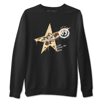 AJ3 Desert Camo shirts to match jordans Kicks Make You Glow sneaker match tees Air Jordan 3 Desert Camo SNRT Sneaker Tees streetwear brand Black 2 unisex cotton tee