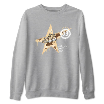 AJ3 Desert Camo shirts to match jordans Kicks Make You Glow sneaker match tees Air Jordan 3 Desert Camo SNRT Sneaker Tees streetwear brand Heather Grey 2 unisex cotton tee