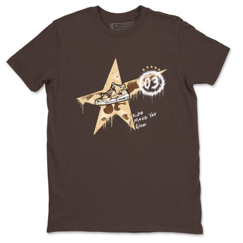 AJ3 Desert Camo shirts to match jordans Kicks Make You Glow sneaker match tees Air Jordan 3 Desert Camo SNRT Sneaker Tees streetwear brand Dark Chocolate 2 unisex cotton tee