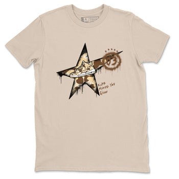 AJ3 Desert Camo shirts to match jordans Kicks Make You Glow sneaker match tees Air Jordan 3 Desert Camo SNRT Sneaker Tees streetwear brand Sand 2 unisex cotton tee