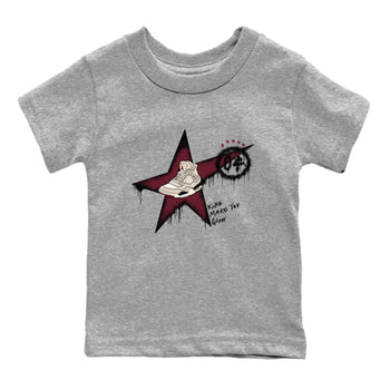 4s A Ma Maniere x Fossil Stone shirts to match jordans Kicks Make You Glow sneaker match tees 4s A Ma Maniere x Fossil Stone match shoes to clothes SNRT Sneaker Tees Youth Baby Heather Grey 2 tee